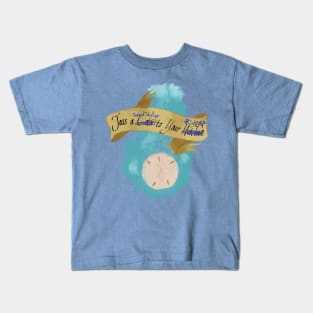 toss a sand dollar to your rivers Kids T-Shirt